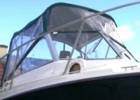 Trophy® 1902 WA Bimini-Side-Curtains-OEM-T2.5™ Pair Factory Bimini SIDE CURTAINS (Port and Starboard sides) with Eisenglass windows zips to sides of OEM Bimini-Top (Not included, sold separately), OEM (Original Equipment Manufacturer)