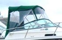 Photo of Trophy, 2002: WA, 2004: Bimini, Front Connector, Side Curtains, Aft-Drop-Curtain, viewed from Starboard Side 