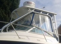 Photo of Trophy 2152 WA, 2011: Hard-Top, Side Curtains, Front Connector, viewed from Port Front 
