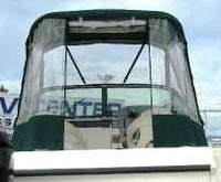 Trophy® 2352 WA Bimini-Aft-Drop-Curtain-OEM-T1.5™ Factory Bimini AFT DROP CURTAIN with Eisenglass window(s) zips to back of OEM Bimini-Top (not included) to Floor (Vertical, Not slanted to transom), OEM (Original Equipment Manufacturer)