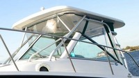 Photo of Trophy 2502 WA, 2004: Hard-Top, Front Connector, Side Curtains, viewed from Port Front 2 