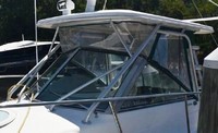 Photo of Trophy 2502 WA, 2004: Hard-Top, Front Connector, Side Curtains, viewed from Port Front 