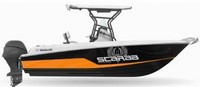Photo of Wellcraft Scarab 222, 2017 Factory T-Top, viewed from Starboard Side Wellcraft website 
