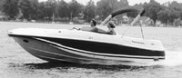 Boat-Cover-CSF-Model-905xx&trade;Carver(r) 905xx series Styled-To Fit(tm) boat cover (for Deck boat with Walk Thru Windshield or Side Console; Buy Longer Size (last 2 digits) for Extended Swim Platform; O/B Outboard) provides a GUARANTEED Fit
