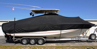 Photo of Boston Whaler Outrage 320 Center Console 20xx LaPorte&trade; T-TopCover TTopCover&trade; T-Top boat cover, viewed from Starboard Side from RnR-Marine&trade; 