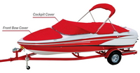 Bow-Cover-ClimaShield-OEM-D3&trade;Custom, made-to-order Factory Original Equipment Manufacturer (OEM) Snap-On BOW COVER (typically with Adjustable Aluminum Support Pole), ClimaShield(r) Plus fabric