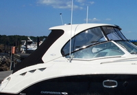 Photo of Factory OEM Chaparral 330 Signature Hard-Top, 2012: Hard-Top, Connector, side and Aft Curtains, Starboard Front   