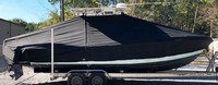 Photo of Concept 25CC 19xx TTopCover&trade; T-Top boat cover, viewed from Starboard Side  (Factory OEM) 