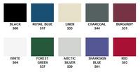 Boston Whaler Color Chart