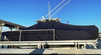Photo of Freeman 34, 2024: LaPorte&trade; T-TopCover TTopCover&trade; T-Top boat cover, viewed from port side from RnR-Marine&trade; 