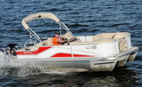 Photo of G3 Suncatcher V322SS, 2018 CliimShield Light Sand Aft Canopy Top in Boot 