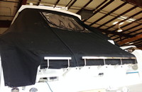 Photo of Monterey 378 Super Sport, 2016: Strataglass Hard-Top Aft Curtains, viewed from port rear 