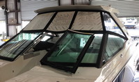 Photo of Monterey 378 Super Sport, 2016: Strataglass Hard-Top, Visor and Side Curtains, viewed from port front 