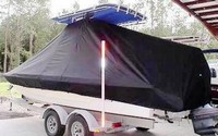 Photo of Pathfinder 2400 TRS 20xx TTopCover™ T-Top boat cover, viewed from Port Rear 