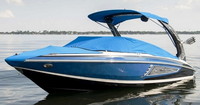 Photo of Regal 2300 RX, 2017 Power Tower-Top in Boot, Bow Cover Cockpit Cover, viewed from port front 