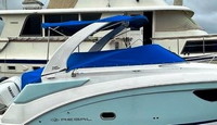 Photo of Regal 26 XO, 2022 Bimini Top, Camper Top, Cockpit Cover, viewed from Starboard Side 