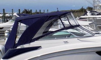 Photo of Regal 26 XO, 2025 Bimini Top, Connector, Side Curtains, Camper Top, Camper Side Curtains, viewed from Starboard Side 