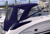 Photo of Regal 26 XO, 2025 Bimini Top, Connector, Side Curtains, Camper Top, Camper Side and Aft Curtains, viewed from Starboard Rear 