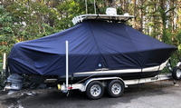 Photo of Regulator 23 19xx LaPorte&trade; T-TopCover TTopCover&trade; T-Top boat cover, viewed from Starboard Side from RnR-Marine&trade; 