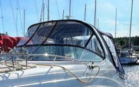 Photo of Factory OEM Rinker 290 Express, 2017: Arch Connector, Side Curtains, Camper Top, Camper Side Curtains, port front   