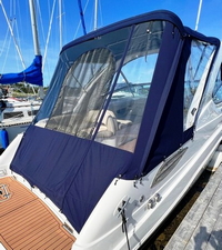 Photo of Factory OEM Rinker 290 Express, 2017: Camper Top, Camper Side and Aft Curtains, Starboard Rear   