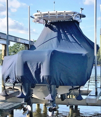 Photo of Sailfish 290CC, 2013 LaPorte&trade; T-TopCover TTopCover&trade; T-Top boat cover, viewed from Starboard Rear from RnR-Marine&trade; 