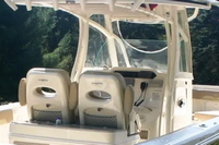 Photo of Factory OEM Sailfish 290CC, 2017: Hard-T-Top Enclosure, viewed from Starboard Rear   