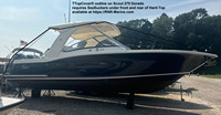 Photo of Scout 275 Dorado, 2014: TTopCover™ T-Top boat cover outline, side 