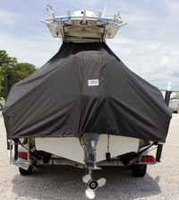 Photo of Sea Fox&reg; 256CC, 2012: LaPorte&trade; T-TopCover TTopCover&trade; T-Top boat cover, rear from RnR-Marine&trade; 