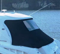 Photo of Factory OEM Sea Ray 420 Sundancer, 2005: Hard-Top Aft Curtain, port rear   