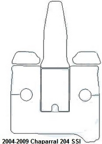 Flex-Dek_CHP204SSI04-05&trade;SKU# CHP204SSI04-05, (6) piece Snap-In Marine Carpet Mat Set (5 Cockpit, 1 Bow) for . Custom fit mat(s) offered in Marine Carpet (Berber, Cut Pile or Marine Tuft with AquaLoc(tm) or HydraBak(tm) backing) OR Marine Weave Vinyl (with thick Vinyl backing) (these backings do NOT degrade like some factory OEM black rubber backing), durable Sunbrella(r) edge binding and Stainless Steel Snaps