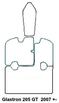 Carpet-Set_Snap-In-Carpet_GLASTRON205GT&trade;SKU# GLASTRON205GT, (3) piece Snap-In Marine Carpet Mat Set (3 Cockpit, 0 Cabin) for Glastron GT205 (2007+models). Custom fit mat(s) offered in Marine Carpet (Berber, Cut Pile or Marine Tuft with AquaLoc(tm) or HydraBak(tm) backing) OR Marine Weave Vinyl (with thick Vinyl backing) (these backings do NOT degrade like some factory OEM black rubber backing), durable Sunbrella(r) edge binding and Stainless Steel Snaps
