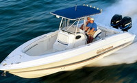Photo of Wellcraft Scarab 29 Sport, 2001 viewed from port front, running 